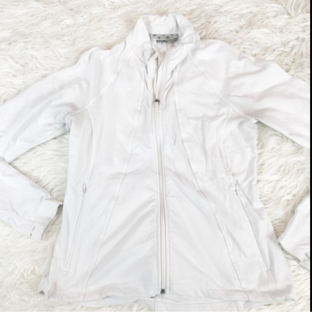 SIZE 1X Athleta White Hope Jacket